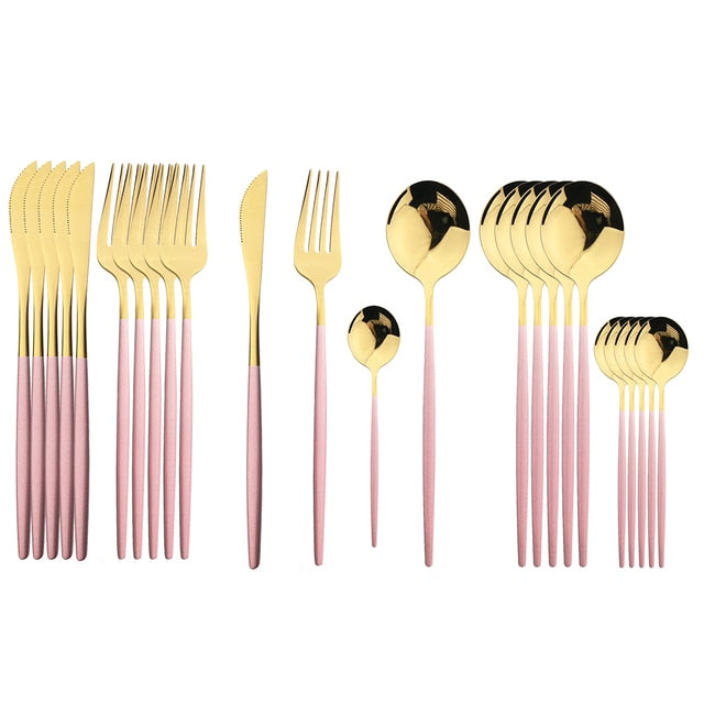 Stainless Steel Cutlery Set 24Pcs