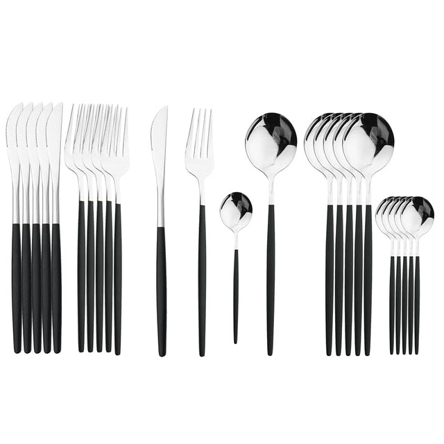 Stainless Steel Cutlery Set 24Pcs