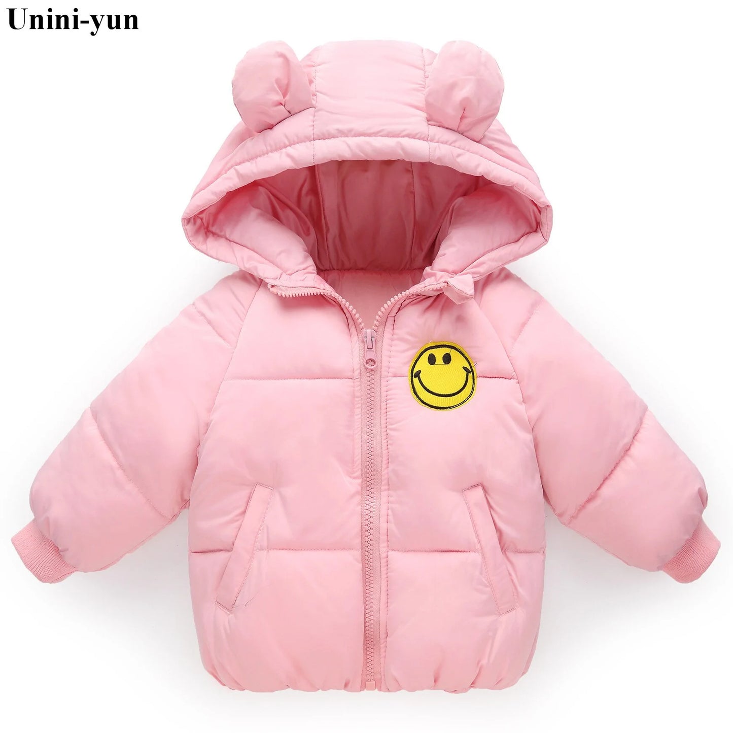 Manteau chaud à capuche pour enfants