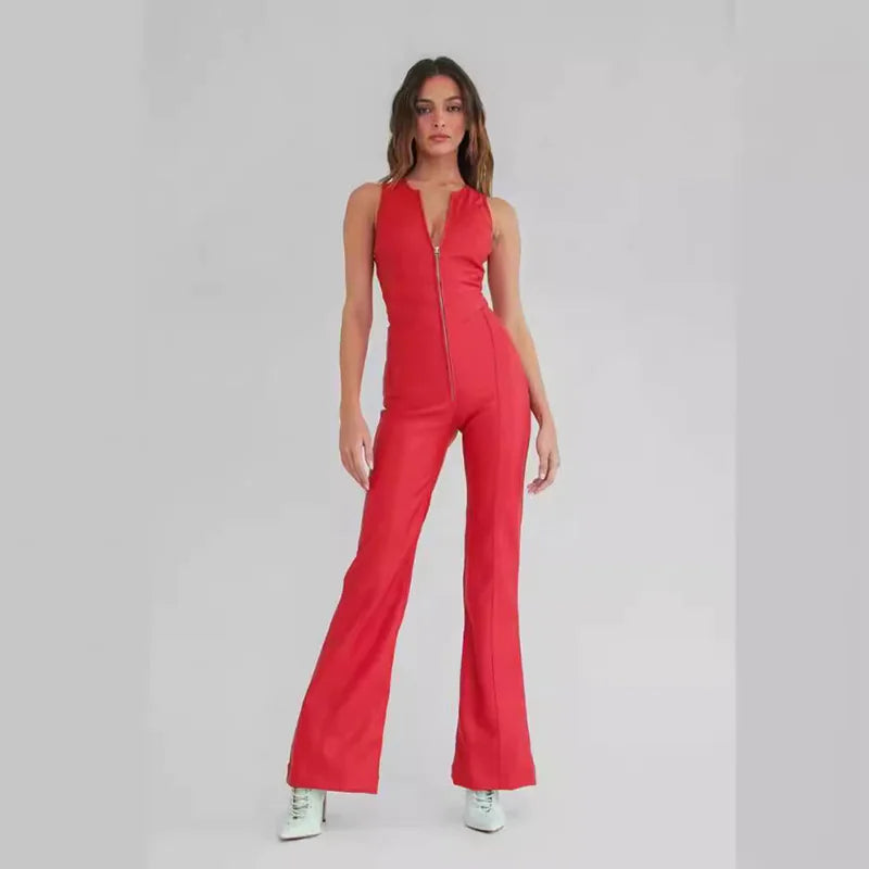 Backless jumpsuit