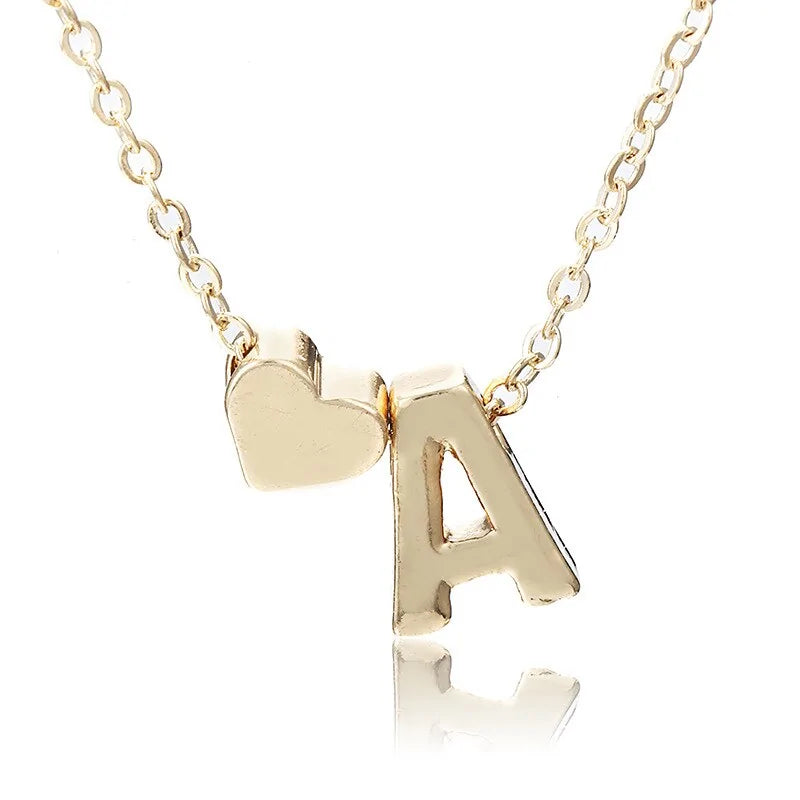 Pendentif lettre de la meilleure amie pour femme