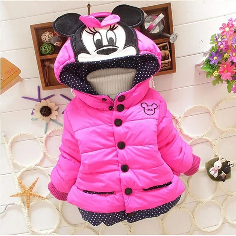 Nouveau Filles vestes mode Minnie dessin animé vêtements manteau