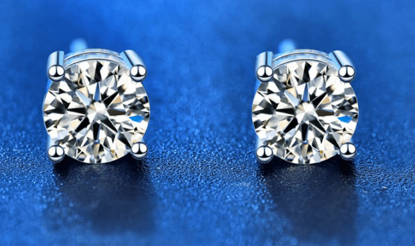 Moissanite Stud Earrings