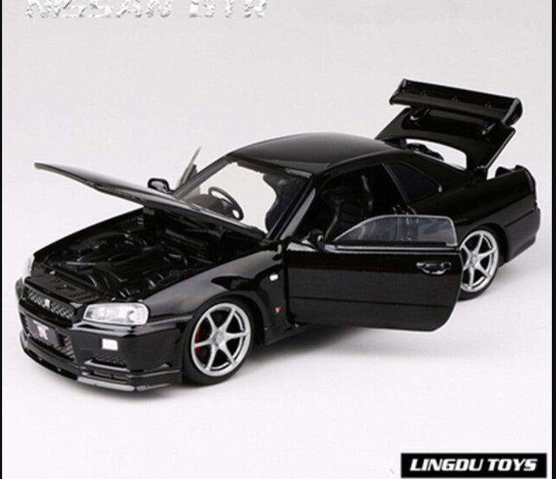 Voiture en alliage Nissan Skyline Ares GTR R34