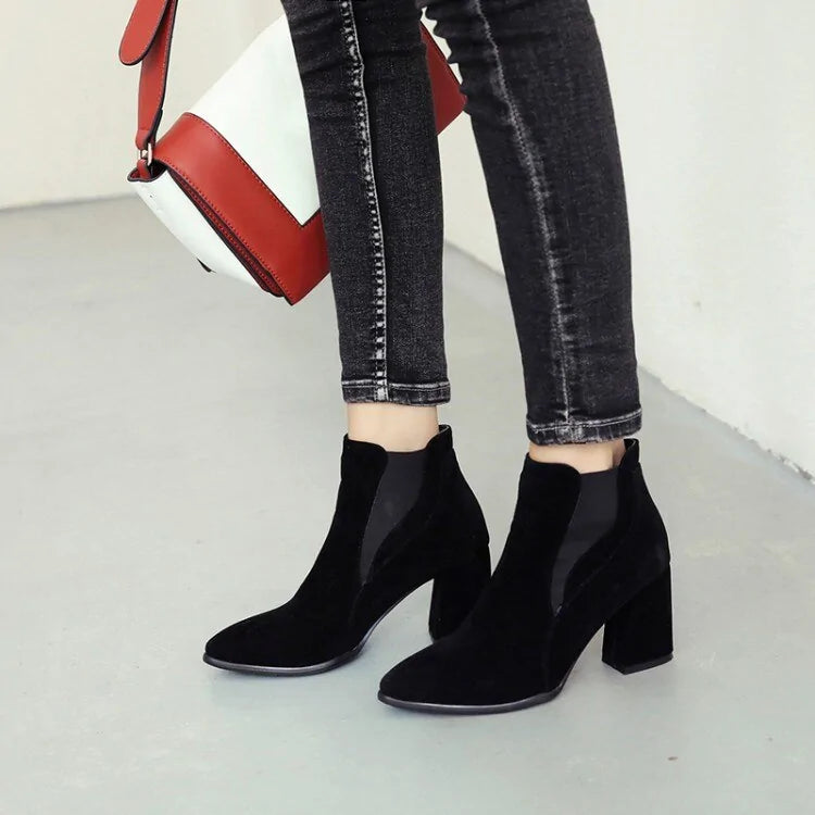 Suede Ankle Boots