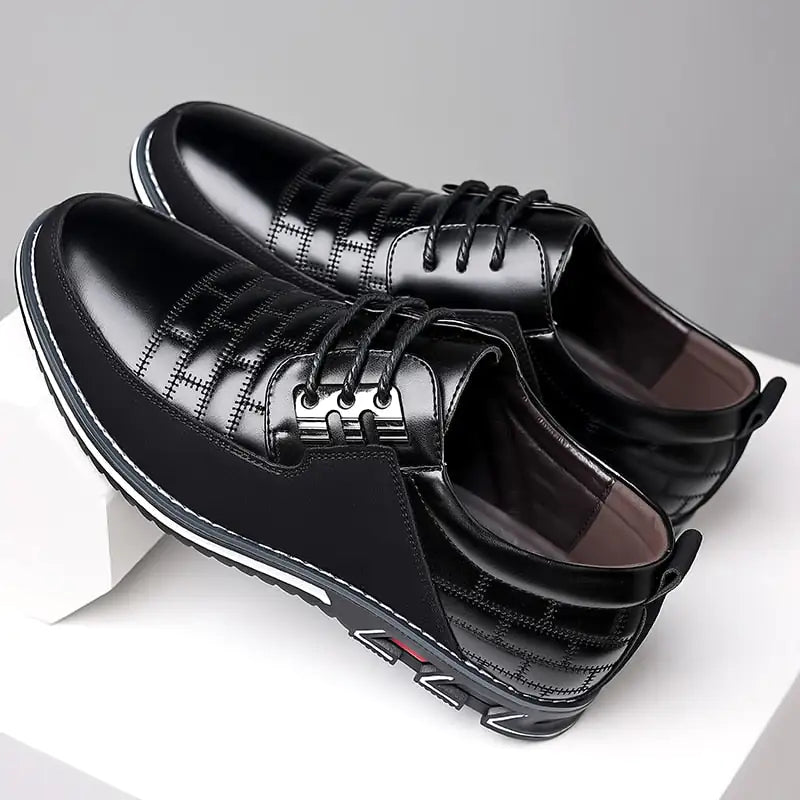 Chaussures de sport en cuir Derby