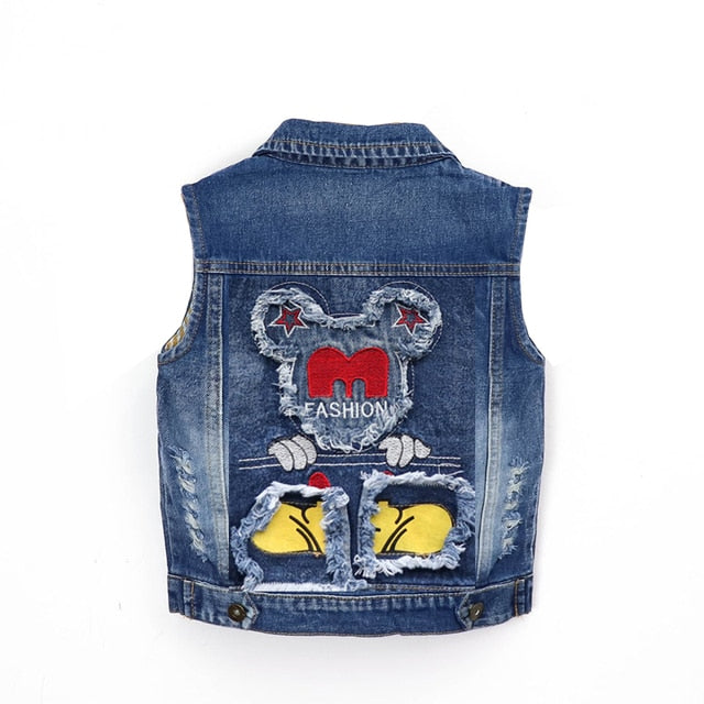 Jaqueta e casacos jeans infantil Mickey Mouse