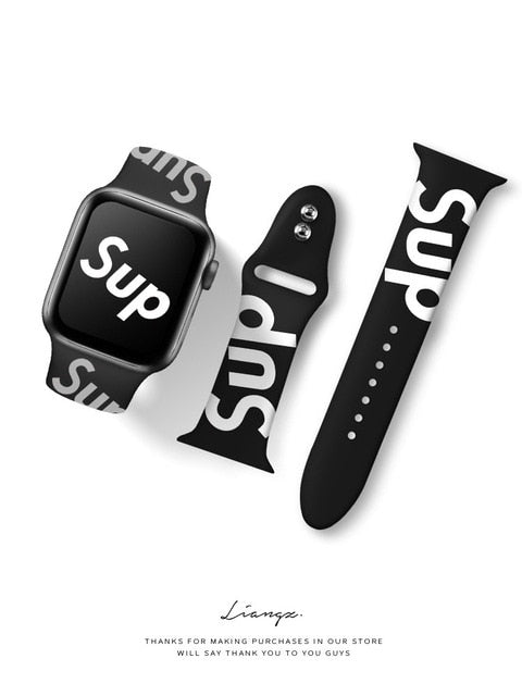 Bracelet de marque américaine Sports pour Apple Watch