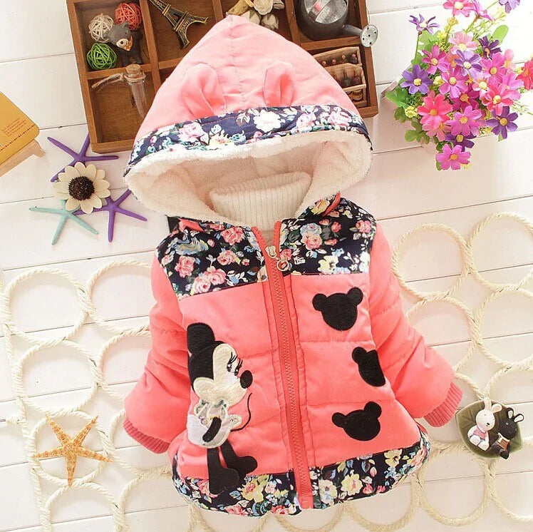 Nouveau Filles vestes mode Minnie dessin animé vêtements manteau