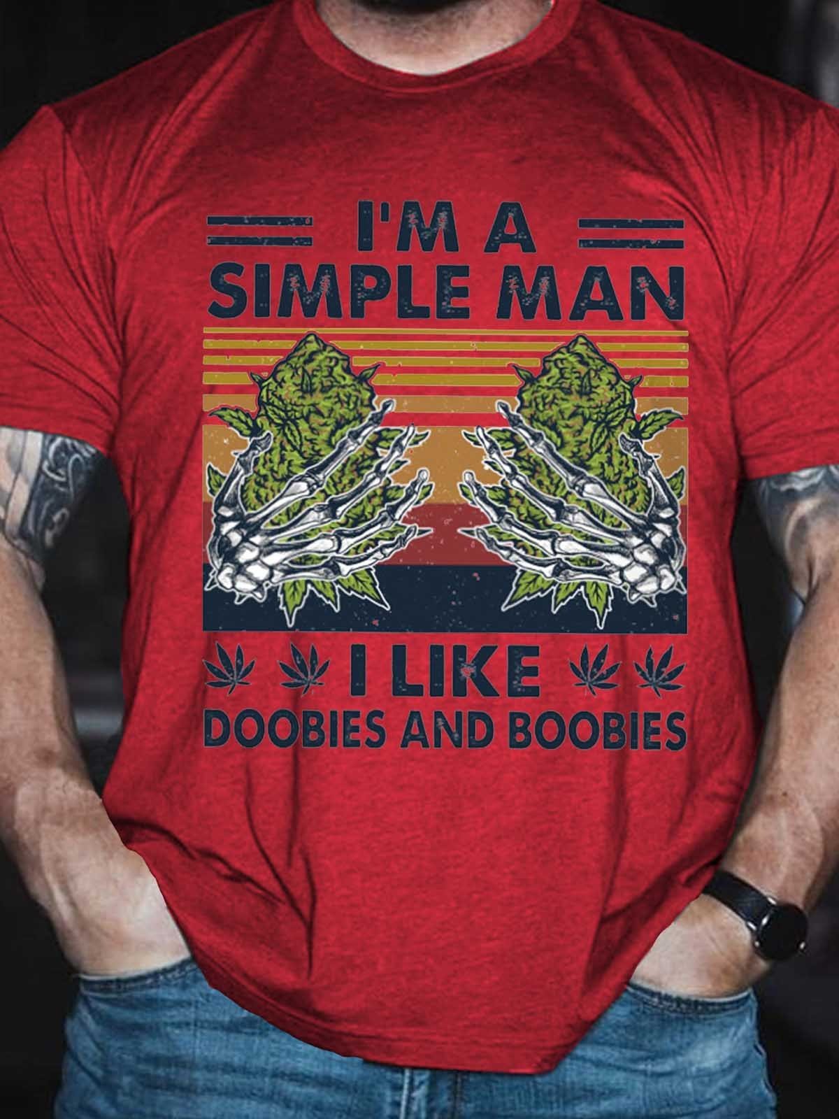 Camiseta estampada I'm A Simple Man