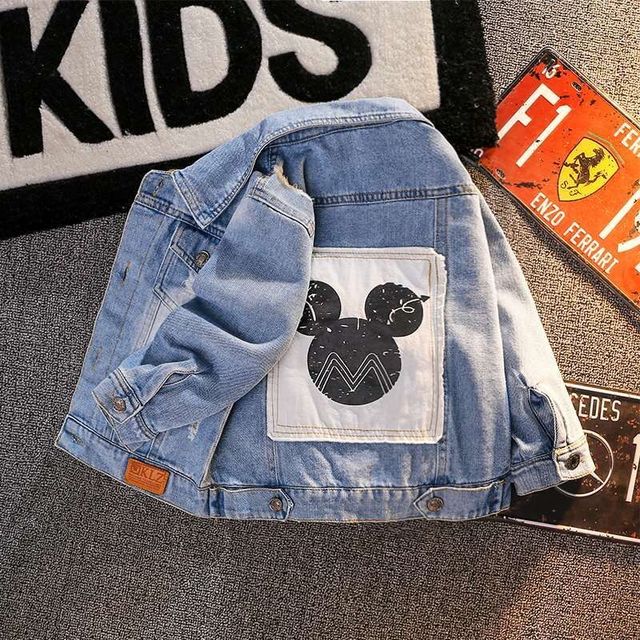 Jaqueta e casacos jeans infantil Mickey Mouse