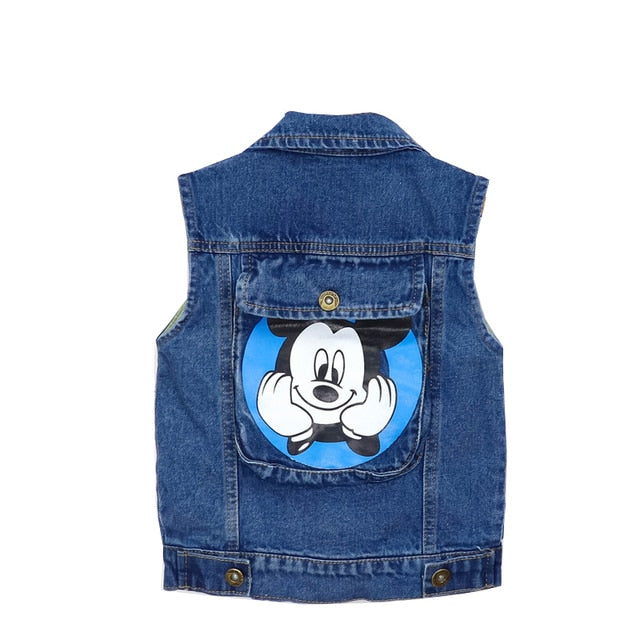 Jaqueta e casacos jeans infantil Mickey Mouse