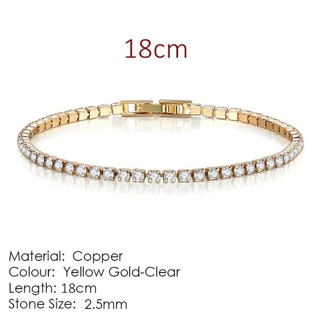 Fashion Multicolor Tennis Bracelet for Women