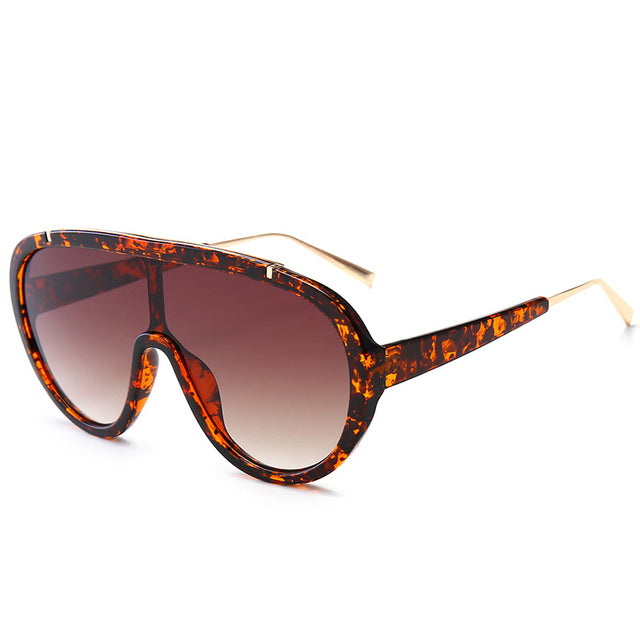 Lunettes de soleil surdimensionnées UV400