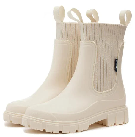 Outdoor Wearable Elastic Band Women's Rain Boots