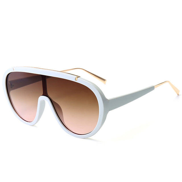 Lunettes de soleil surdimensionnées UV400