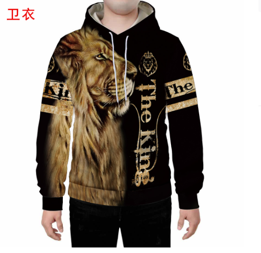 Lion - Sweats à capuche Tigre Blanc