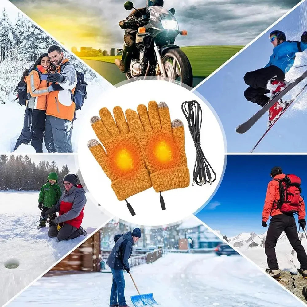 Gants chauffants pour l'hiver