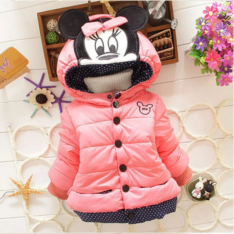 Nouveau Filles vestes mode Minnie dessin animé vêtements manteau