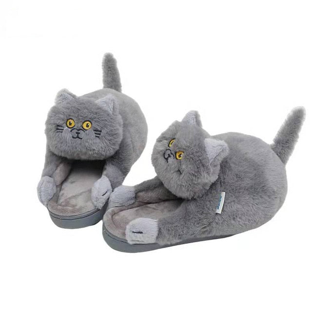 Pantufas de gato Cuddly Hug