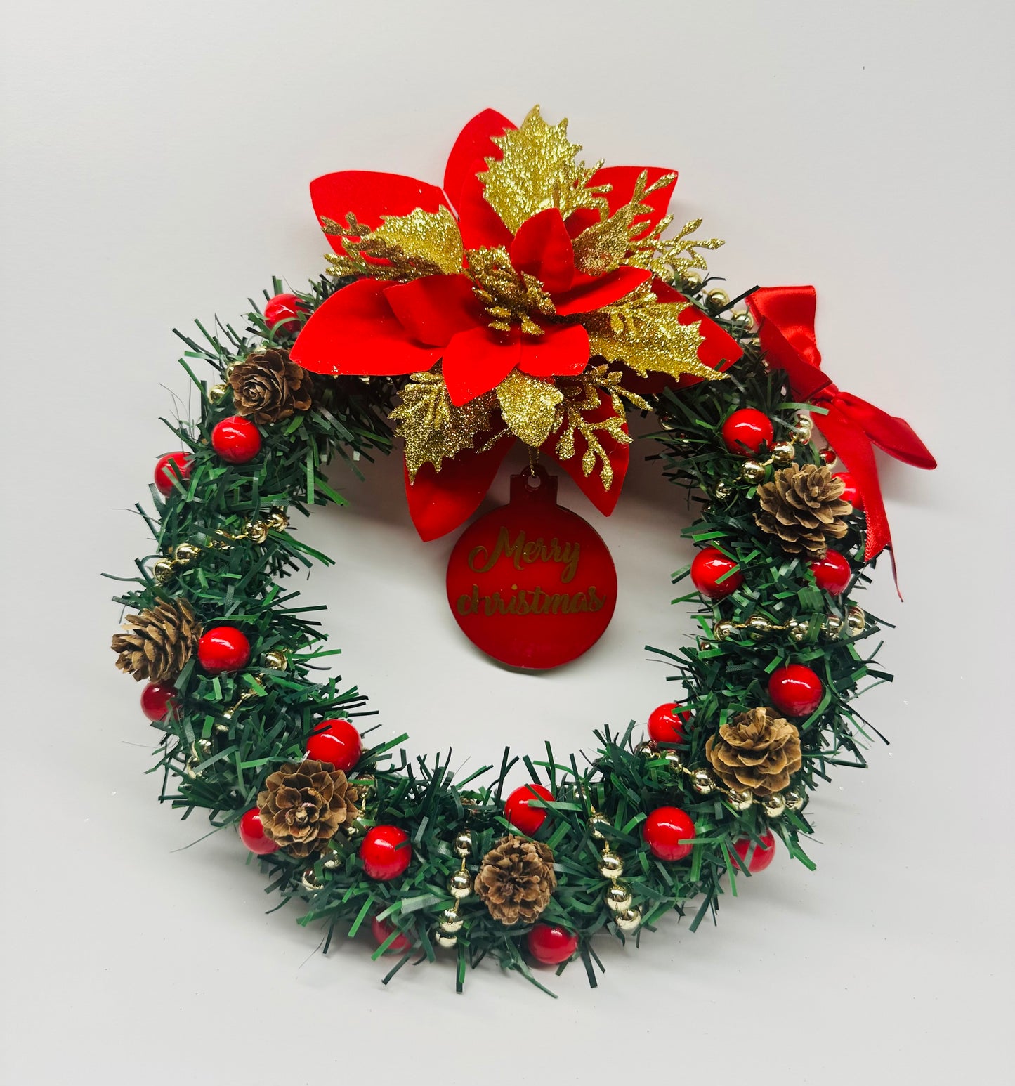 Festive Christmas Wreath for Door