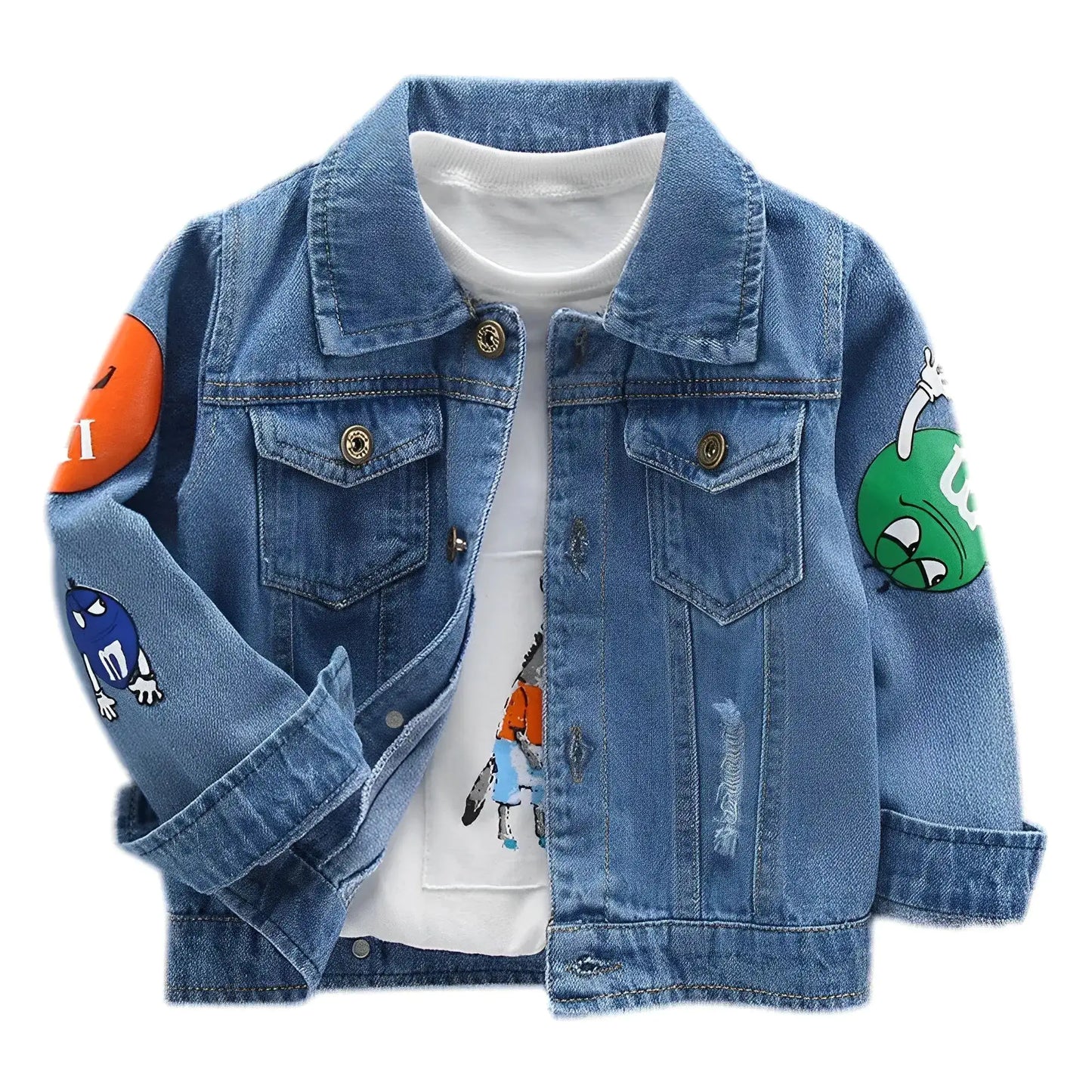 Veste en jean "MM" de Kinder Streetwear