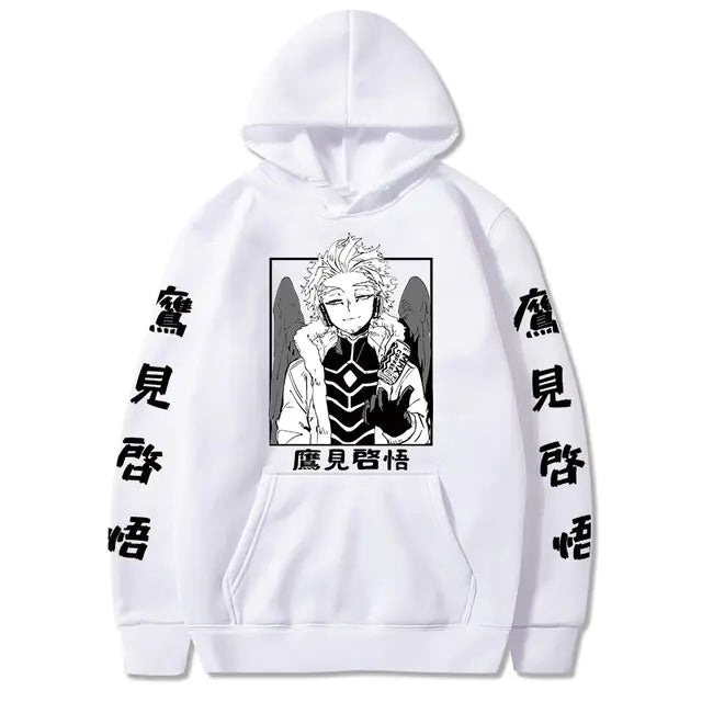 Sweat-shirt à capuche unisexe, dessin animé japonais, hauts