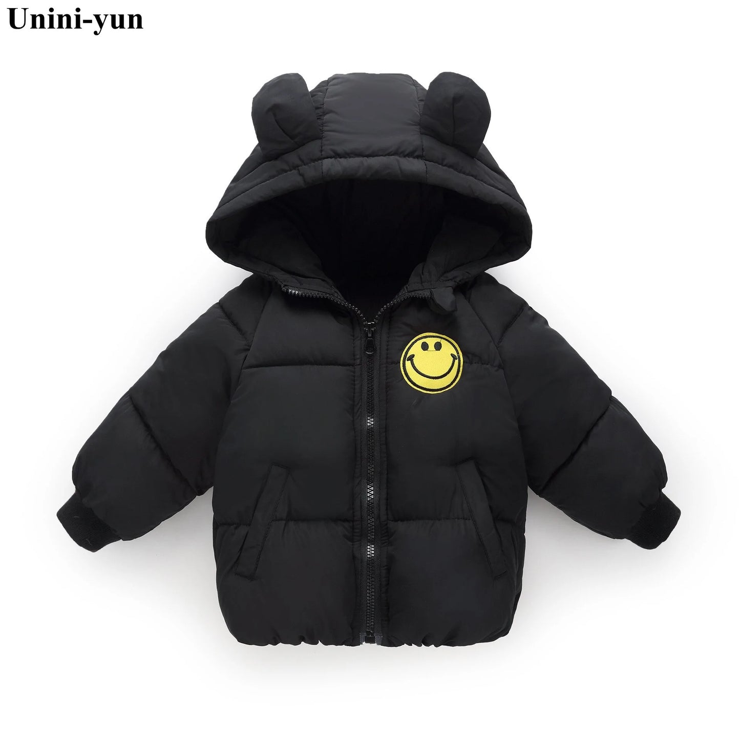 Manteau chaud à capuche pour enfants