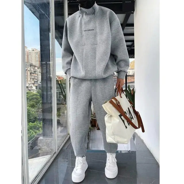 Tracksuit Men Piece Set Hip Sports Wear Fashion Clothing