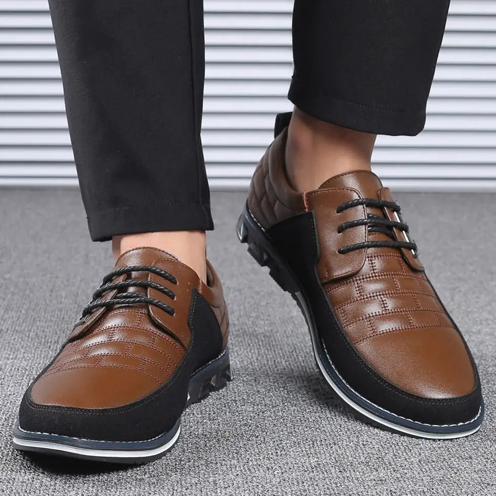 Derby Sport Leather Shoes