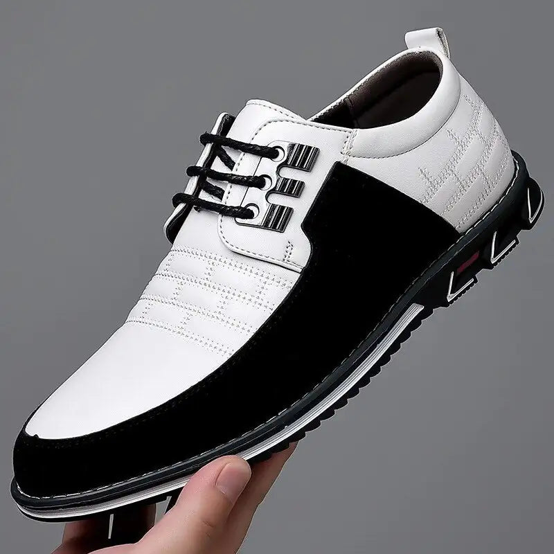 Chaussures de sport en cuir Derby