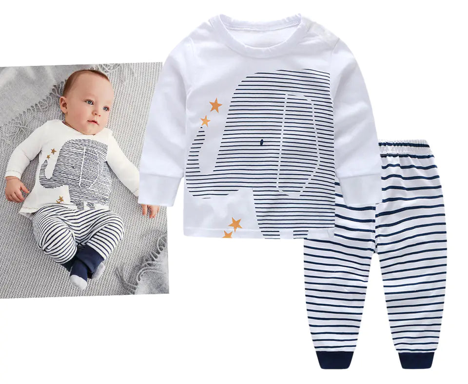 Ensemble de vêtements pour bébé motif éléphant