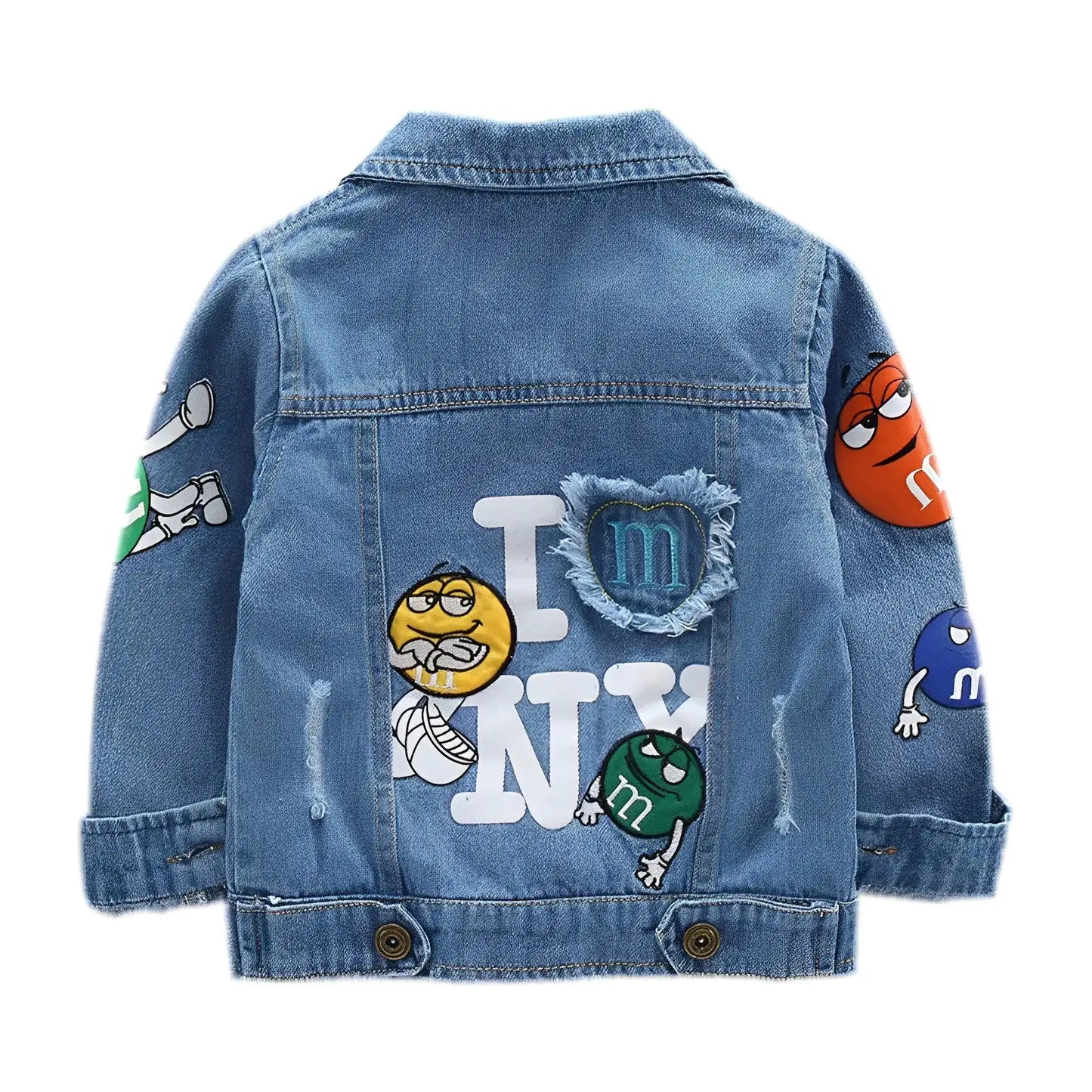 Veste en jean "MM" de Kinder Streetwear