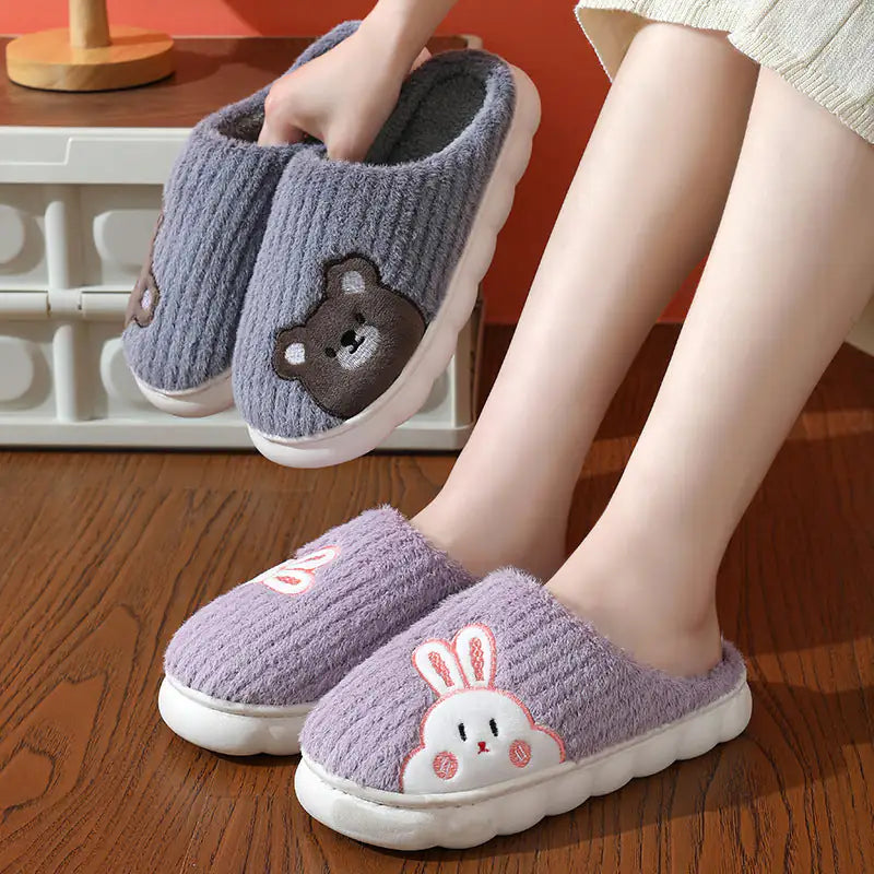 Chaussures en coton peluche pour enfants