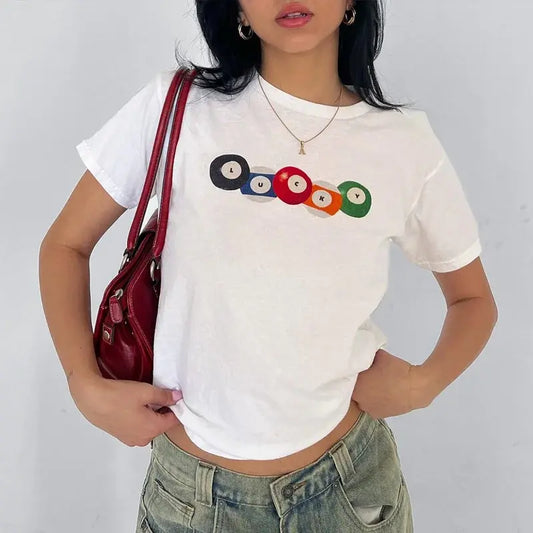 Crop Top Retro Street Wear