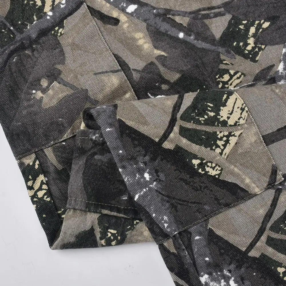 Pantalon cargo camouflage