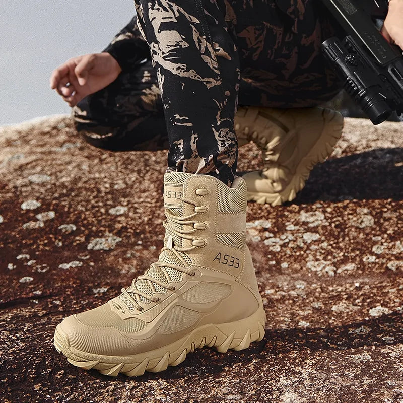 Bottes de combat du désert pour hommes