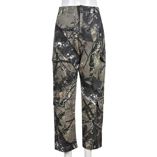 Pantalon cargo camouflage