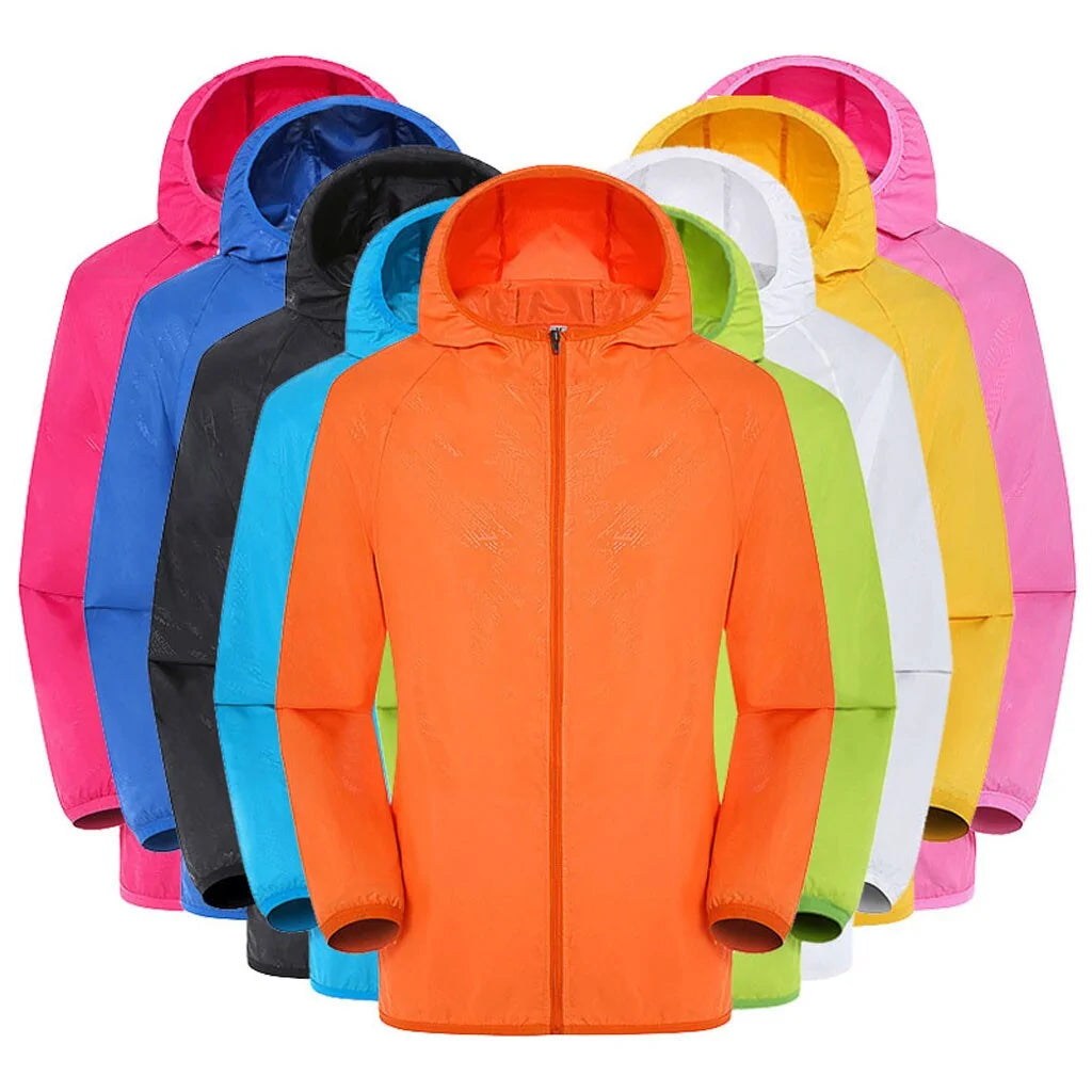 Ultra-Light Rainproof Windbreaker Top Hooded Jacket