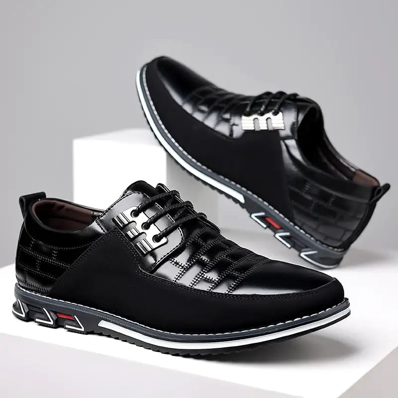 Chaussures de sport en cuir Derby