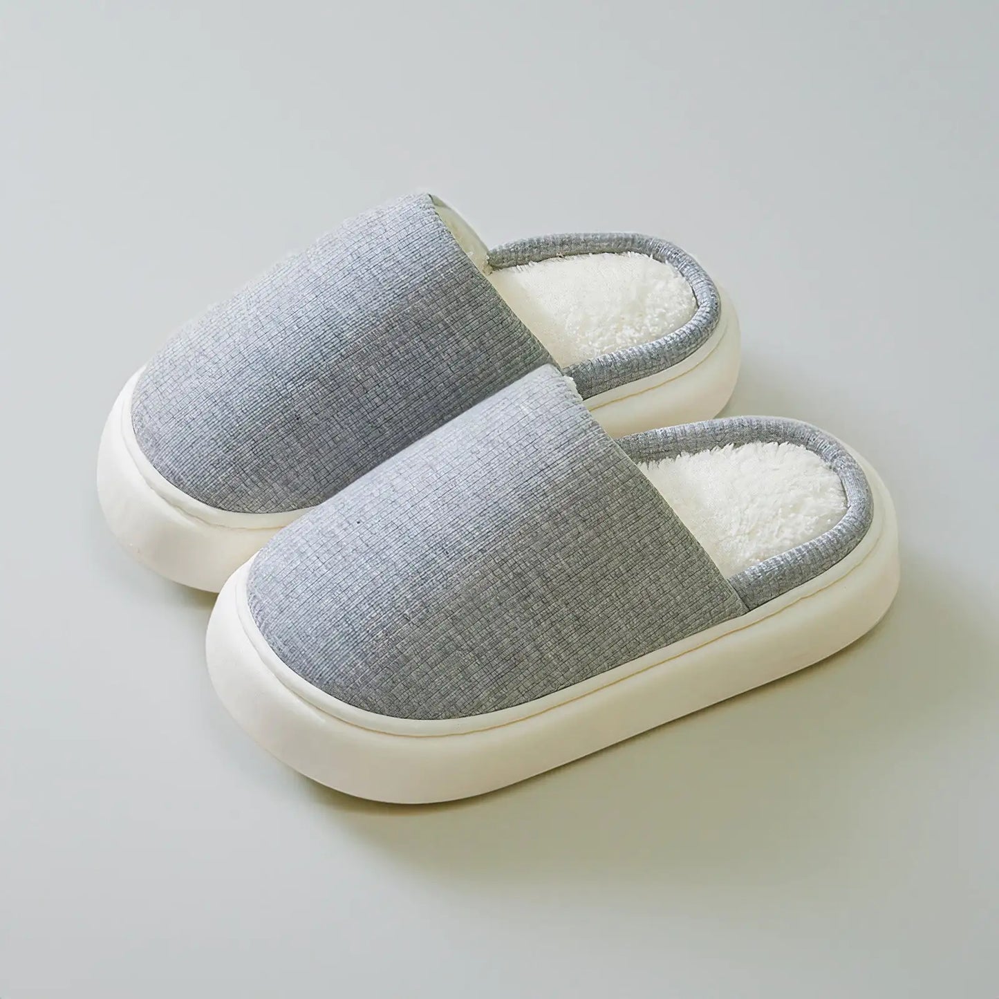 Cozy Knit Winter Slippers