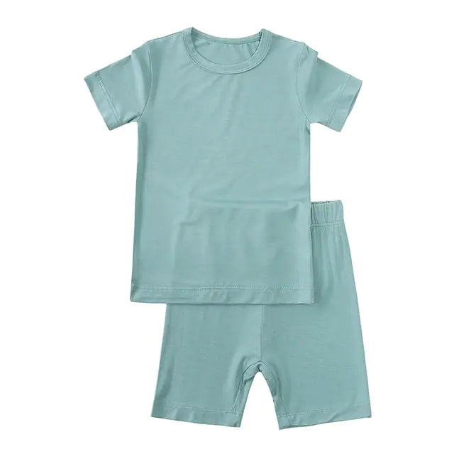 Bamboo Fiber Toddler Kids Pajamas Set