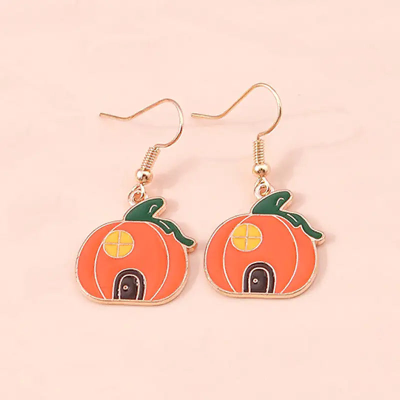 Boucles d'oreilles pendantes sur le thème d'Halloween