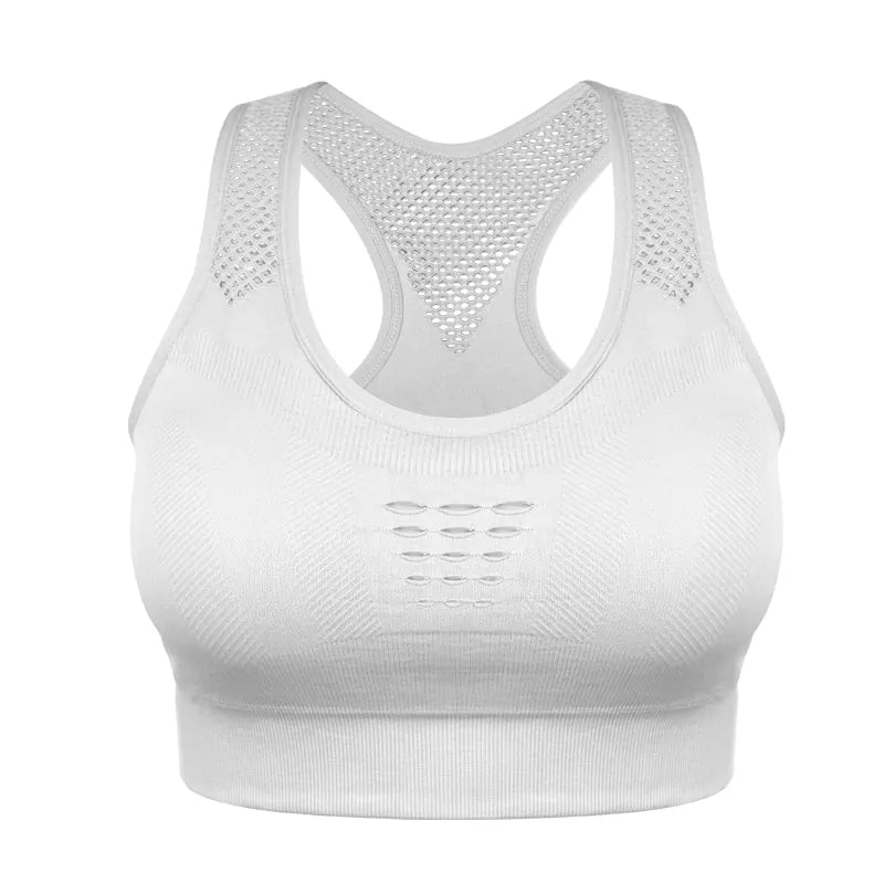 Soutien-gorge de sport sans couture à fort impact pour l'entraînement des femmes