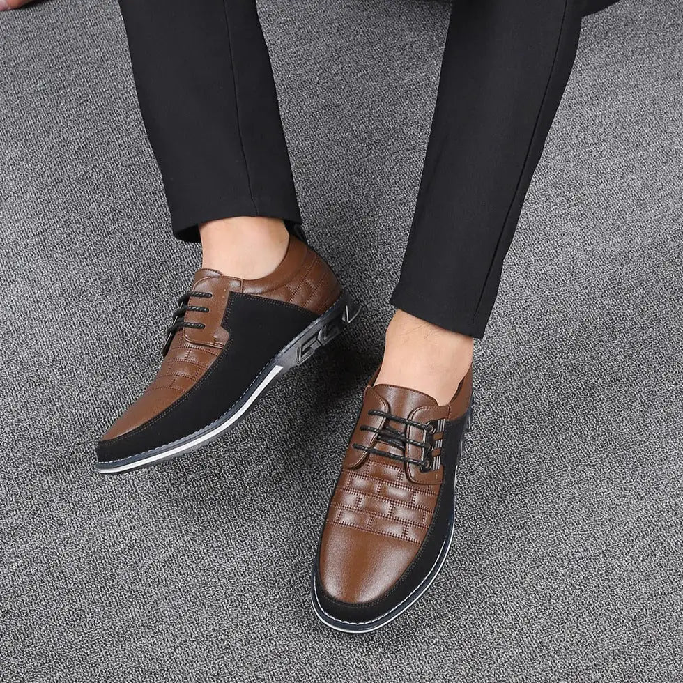 Derby Sport Leather Shoes