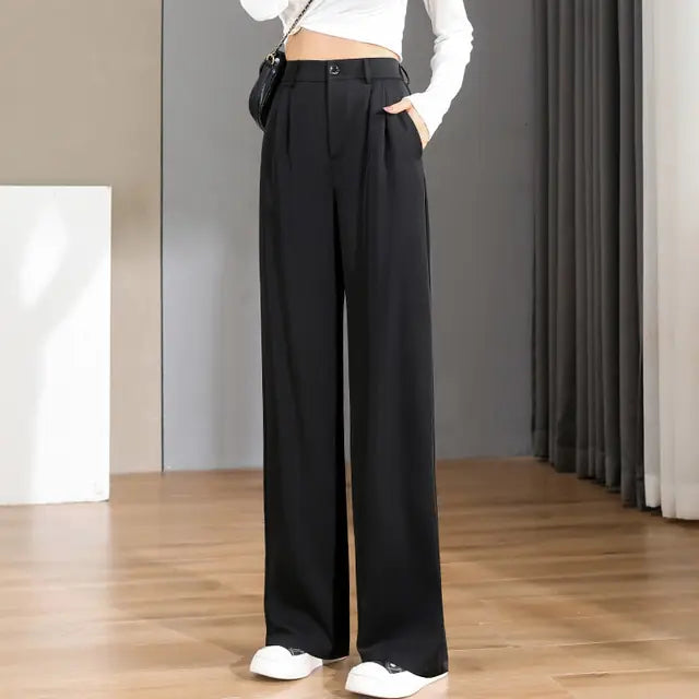 Pantalon droit chic pour femme au bureau