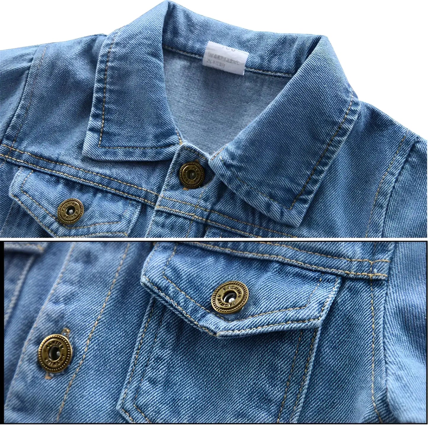 Veste en jean "MM" de Kinder Streetwear