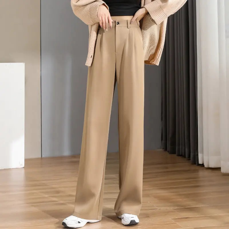 Pantalon droit chic pour femme au bureau