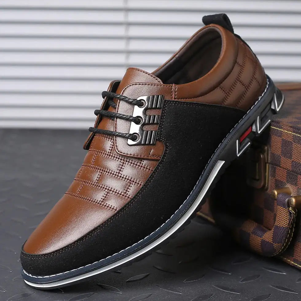 Chaussures de sport en cuir Derby