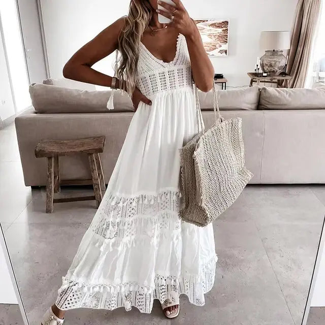 Robe d'été en dentelle